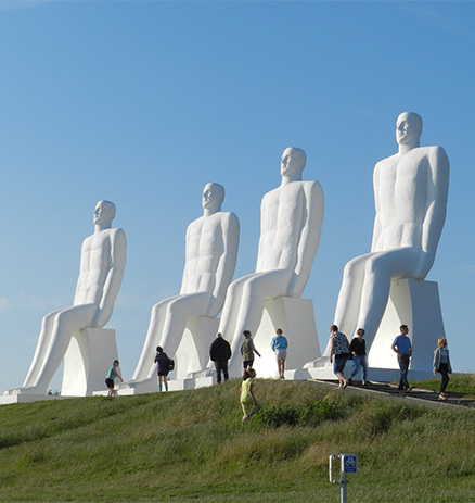 Heiraten in Dänemark Mann am Meer