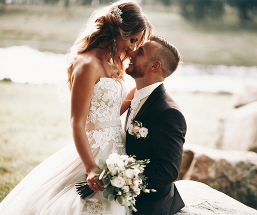 Heiraten in Dänemark Brautpaar